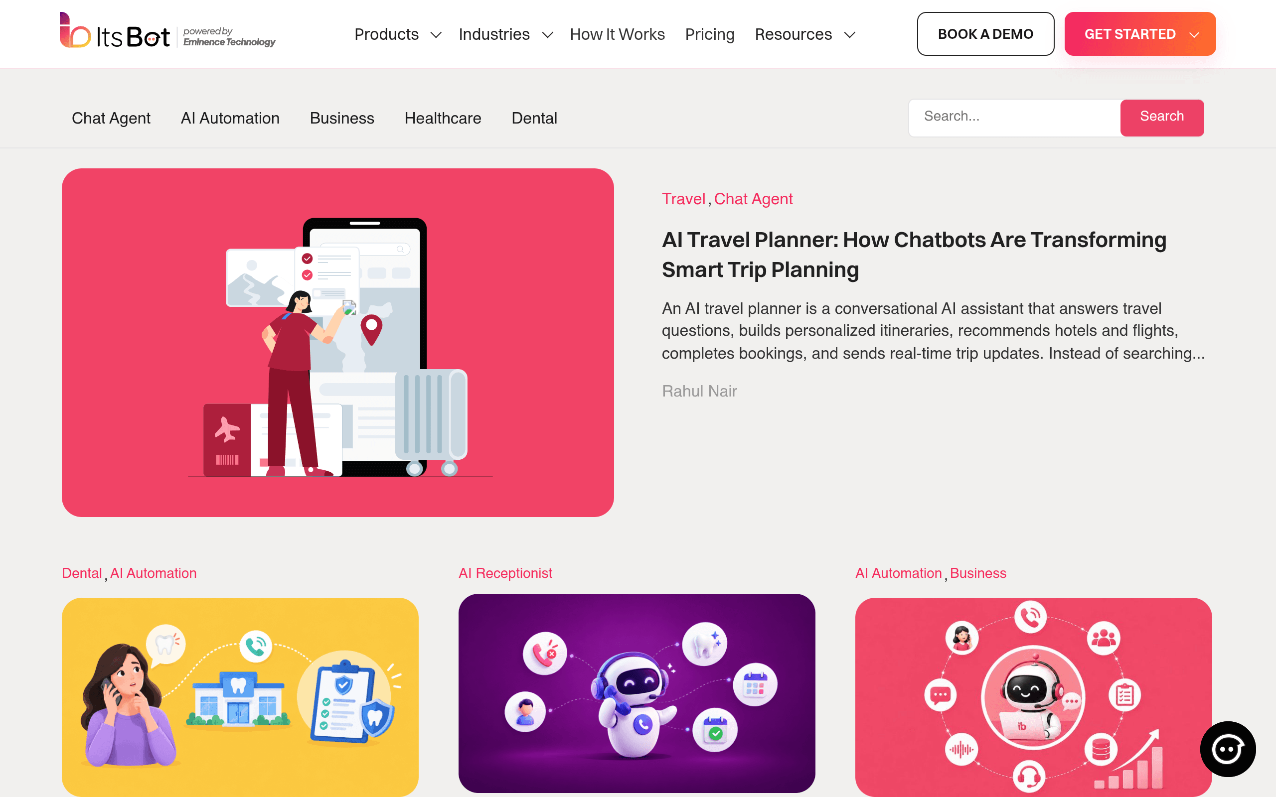ItsBot AI Editorial project screenshot