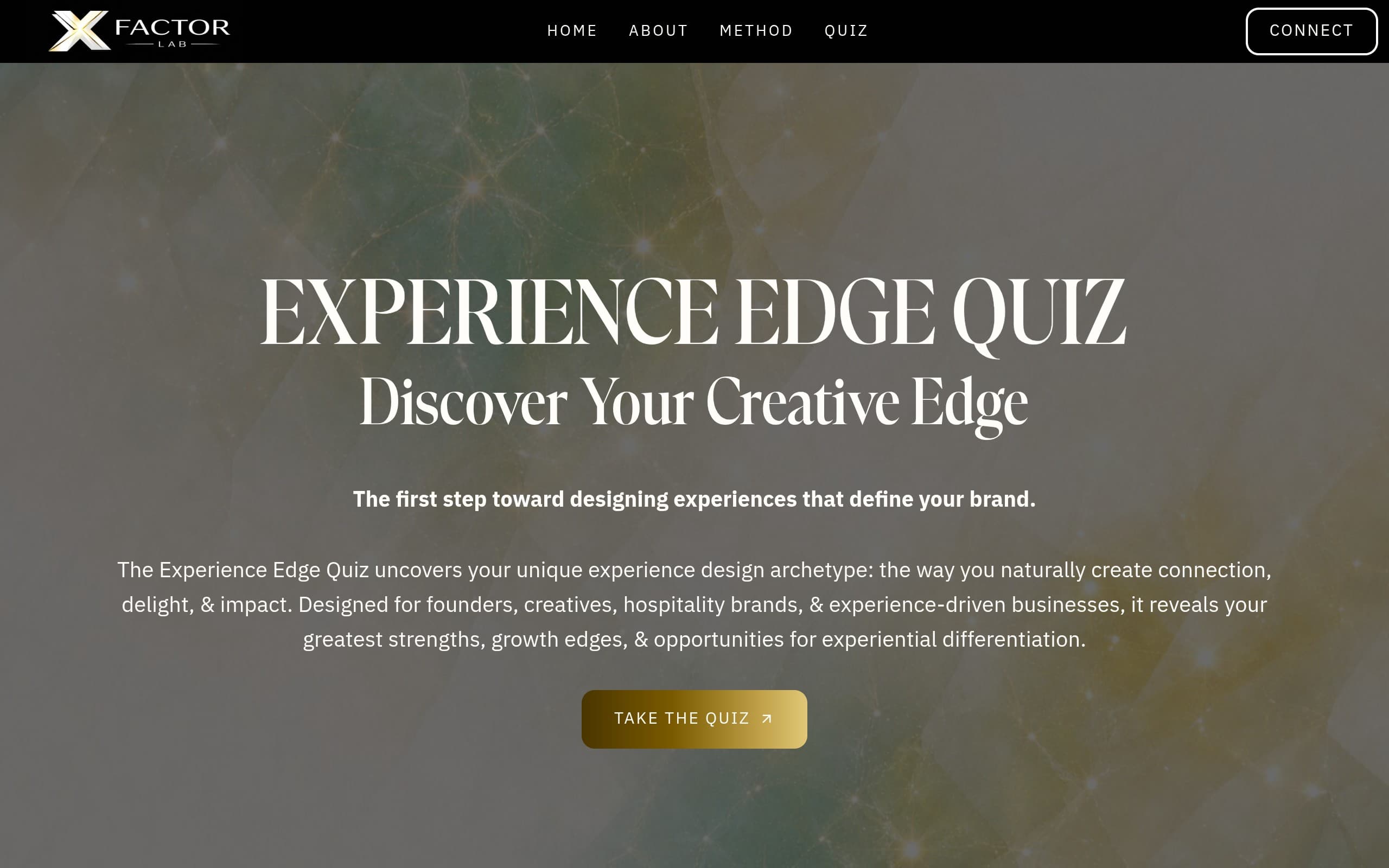 X-Factor Lab Quiz project screenshot